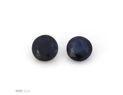 1.15CT TSW, BLUE SAPPHIRES     

Round Faceted Cut...