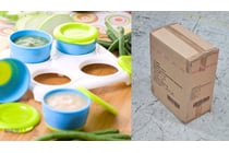 RRP $223 BULK 'Nuby' Garden Fresh Freezer Pots
