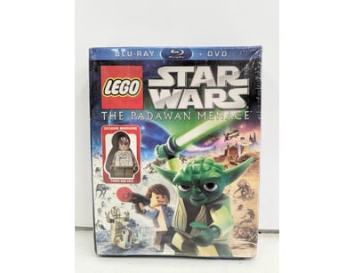Lego Blu-ray DVD' Star wars The Padawan Menace. Ex...