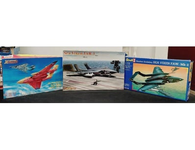 COLLECTION OF THREE HAWKER SIDDELEY SEA VIXEN AIRC...