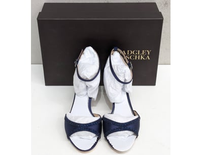 BADGLEY MISCHKA GILLIAN MIDSAT NAVY SEQUIN EMBELLI...
