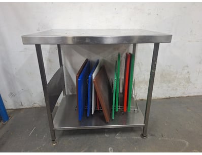 Stainless Steel Work Bench, 2-Tier, Includes Vario...