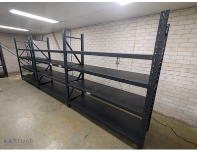 "Stock Racking - GSS, black steel, medium duty, ru...