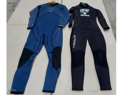 Lot of 2 wetsuits for water sports enthusiasts. Br...