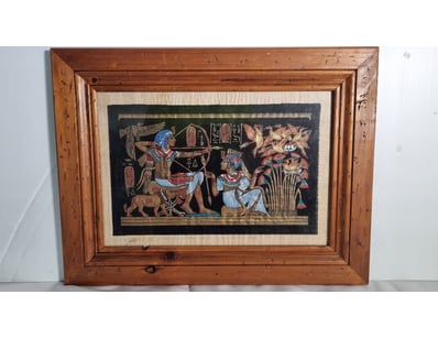 

UNKOWN

Hand-Coloured Print On Papyrus Paper...