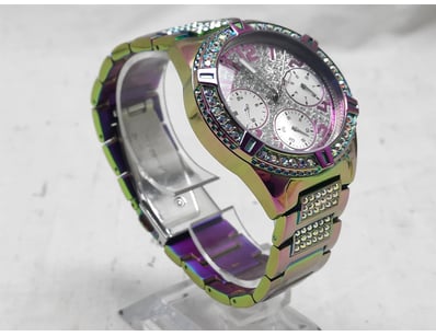 GUESS, LADIES WATCH.

Purple Chrome, Face Diamet...