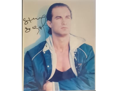PHOTOGRAPH OF ACTOR STEVEN SEAGAL, LIKELY FROM HIS...