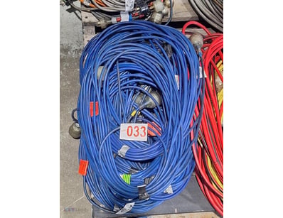 240V Leads, Blue, 10 x 10m Cables 

Sold as Lot
...