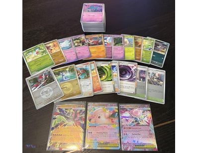 Assorted Bulk Pokémon Cards Including Holos, Mega ...