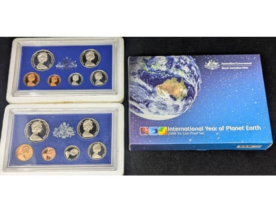 AUSTRALIAN PROOF COIN SETS, DATES INCLUDE 1981, 19...