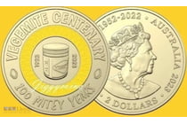 209 · UNC 2023 $2 VEGEMITE YELLOW RARE COLOURED TWO