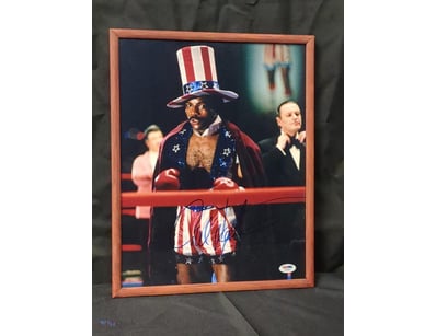 THIS IMAGE FEATURES CARL WEATHERS AS THE CHARACTER...
