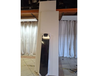 X4 Assorted Panels, Timber Style, White & Black
...