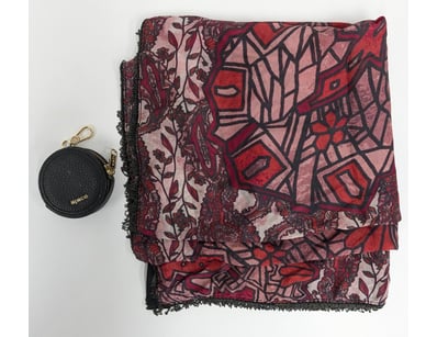 MIMCO PRELOVED BEADED SHAWL & COIN PURSE

