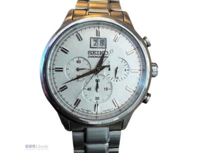 SEIKO CHRONOGRAPH BIG DATE 42MM  7T04-0AE0 QUARTZ ...