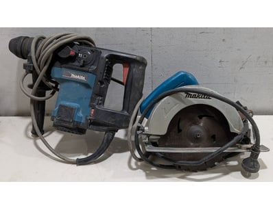 Makita power tool bundle comprising a rotary hamme...