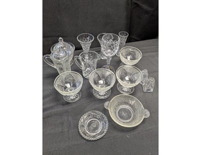 COLLECTION OF LEAD CRYSTAL GLASSWARE

Includes V...