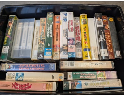 Collection of VHS Tapes Including Buffalo Soldiers...
