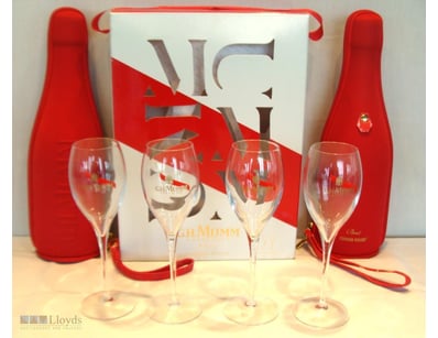 G.H. MUMM COLLECTION

 Includes 4 Champagne Flutes...