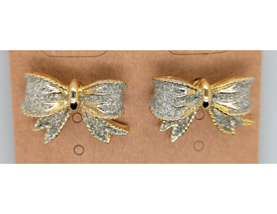 GOLD PLATED BOW EARRINGS


583010+114



