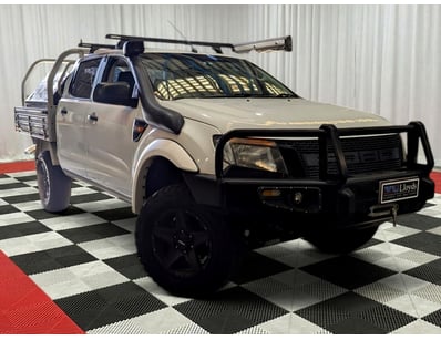 <b>2012 Ford Ranger PX XL Dual Cab Utility - White...