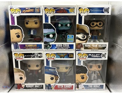 6X ASSORTED FUNKO POP BUNDLE

Assorted Funko Pop B...