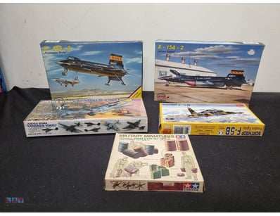 VINTAGE AIRCRAFT MODEL KIT COLLECTION - X-15A-2, J...