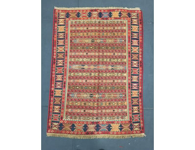 TURKISH HANDMADE RUG RAHRA KILIM WOOL RUG

Item Si...