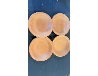 Terracotta 4piece serving platter

