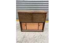 Vintage Timber Radiogram Console with