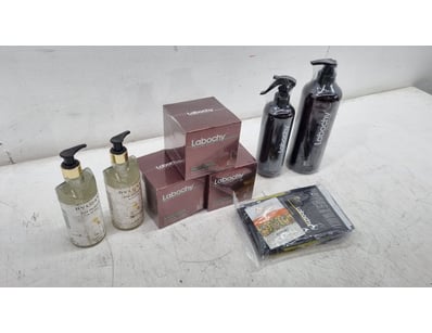 Comprehensive beauty and haircare collection featu...