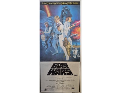 STAR WARS ORIGINAL RELEASE ONE-SHEET MOVIE POSTER
...