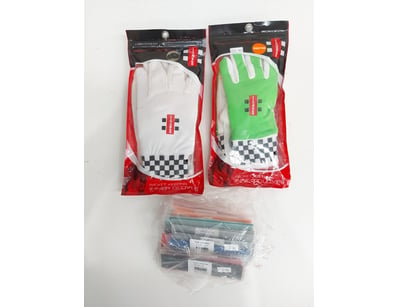 Cricket protective gear bundle comprising two pair...