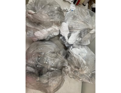 Assorted Industrial/Ceiling Fan Parts 

SOLD AS LO...