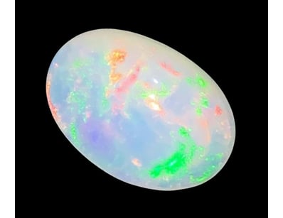1.60 CARAT CERTIFIED NATURAL WHITE OPAL

Identif...