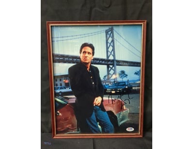 AUTOGRAPHED PHOTOGRAPH OF MICHAEL DOUGLAS.

Item S...