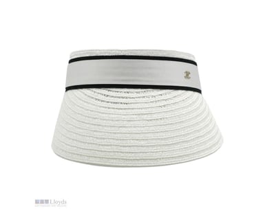 CHANEL ABACA COTTON RIBBON VISOR SIZE S

Material
...