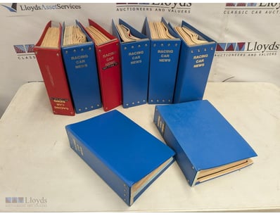 RACING CAR NEWS MAGAZINE COLLECTION - BOUND VOLUME...