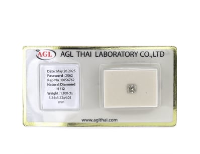 1.10CT CERTIFIED, NATURAL DIAMOND     

Princess C...