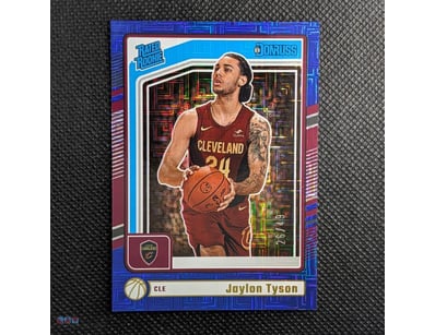 JAYLON TYSON RATED ROOKIE BLUE LASER PARALLEL – SE...