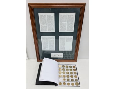 SIGNED PARLIAMENTARY SPEECH COLLECTION WITH COMMEM...
