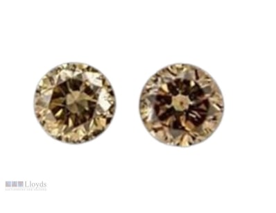 0.02 TCW ARGYLE CHAMPAGNE 2 ROUND DIAMOND     

 C...