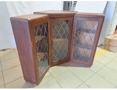 Corner Cabinet, Timber Style, Brown Finish 

Dim...