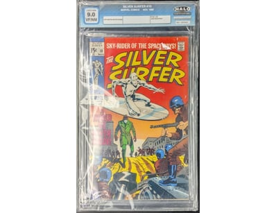 SILVER SURFER #10 MARVEL COMICS NOVEMBER 1969 HALO...