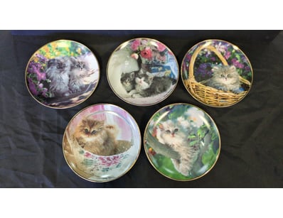 5X FRANKLIN MINT HEIRLOOM RECOMMENDATION FINE PORC...