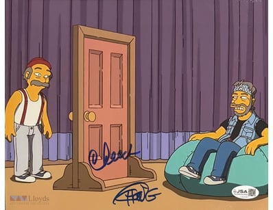 CHEECH AND CHONG SIGNED SIMPSONS PHOTO

Cheech And...