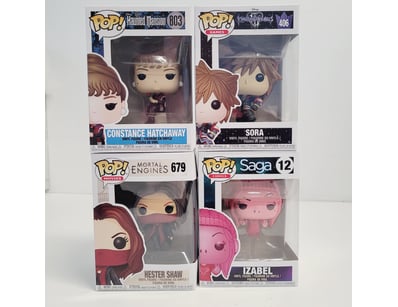 FUNKO POP VINYL FIGURE COLLECTION - FOUR BOXED FIG...