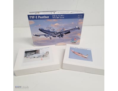 HOBBY BOSS F9F-2 PANTHER AIRCRAFT MODEL KIT WITH H...