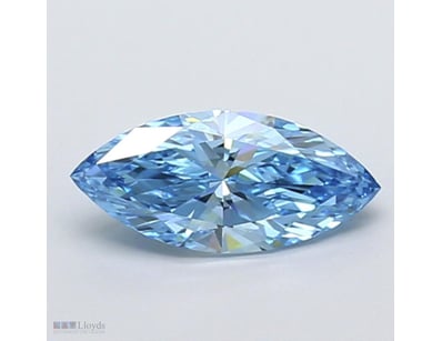 LAB GROWN DIAMOND MARQUISE 3.08CT BLUE VS1        ...