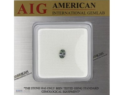 0.69CT CERTIFIED, NATURAL TANZANITE     

Oval Fac...